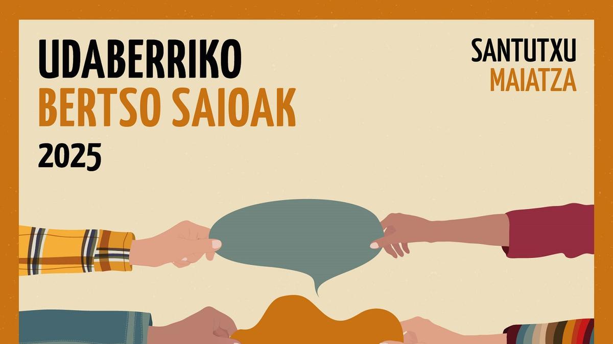 &#039;Udaberriko bertso saioak&#039; ekimenaren kartela.