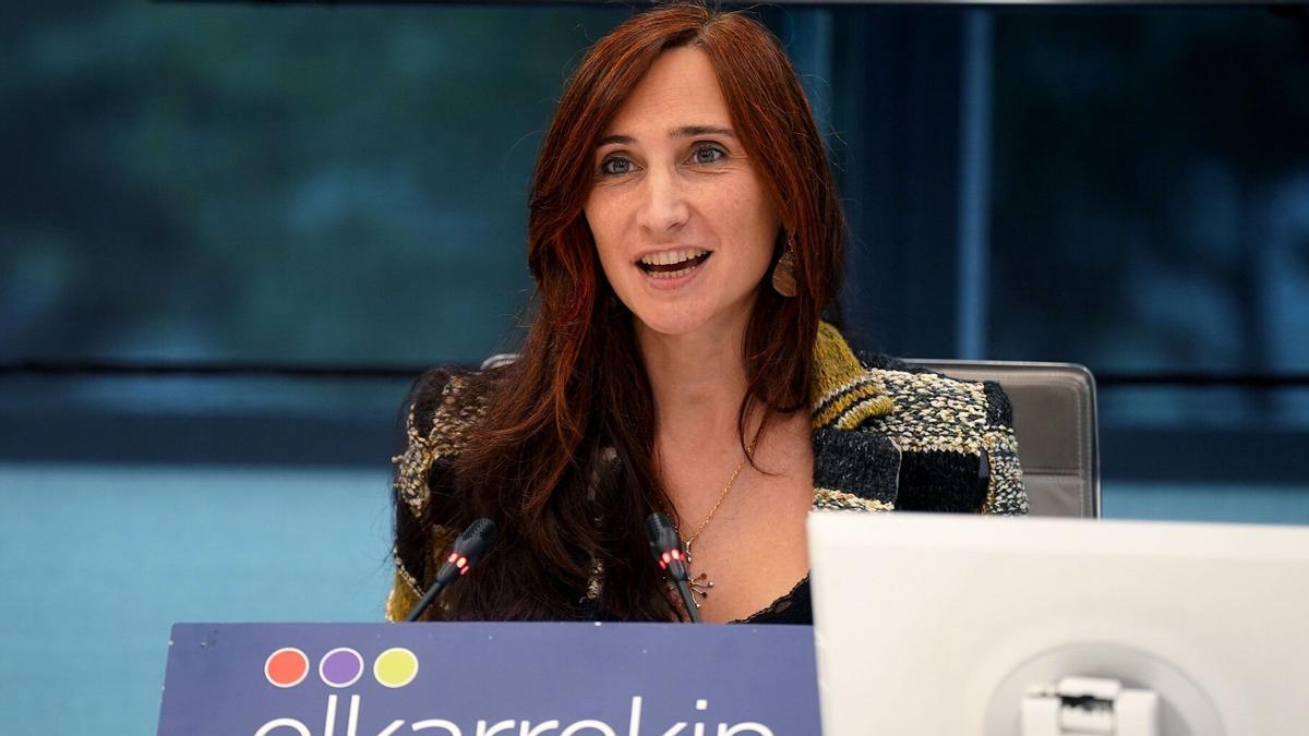 La portavoz de Elkarrekin Podemos en Gipuzkoa, Miren Echeveste / Ruben Plaza La portavoz de Elkarrekin Podemos en Gipuzkoa, Miren Echeveste / Ruben Plaza