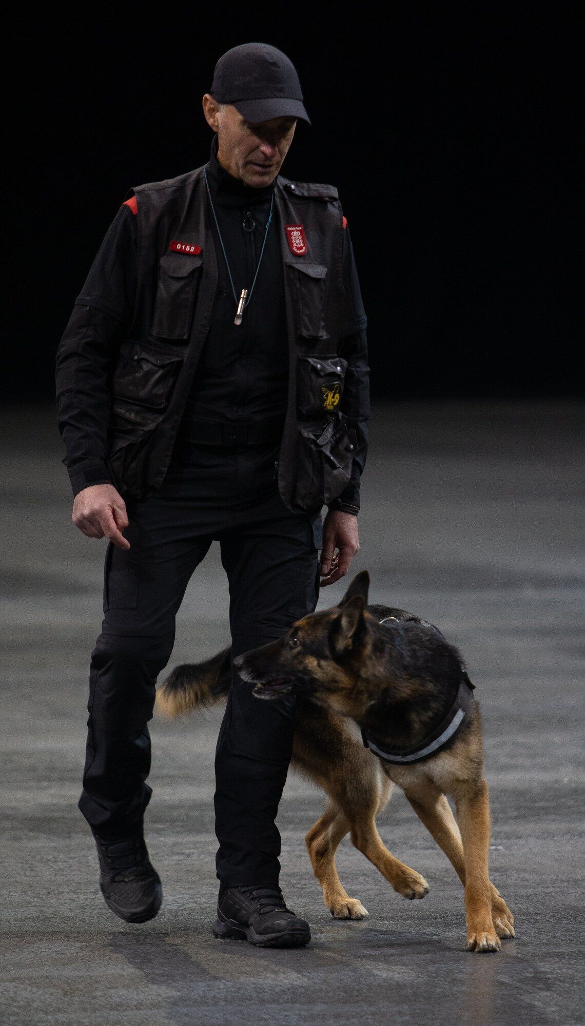 Exhibición de la Policía Foral en el Navarra Arena