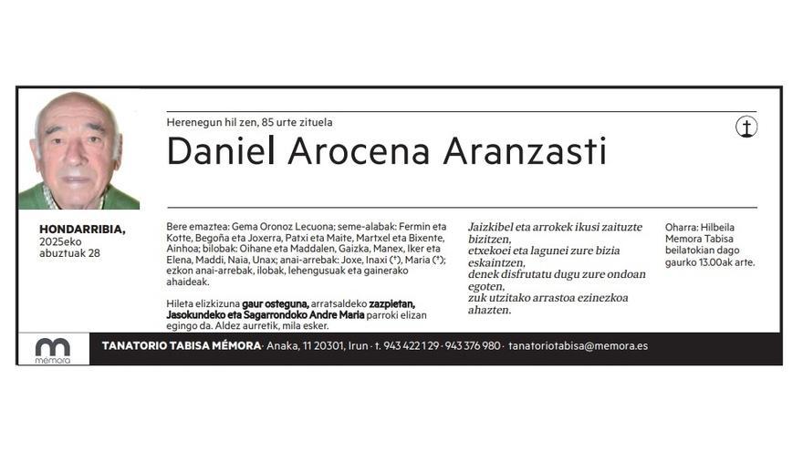 Daniel Arocena Aranzasti