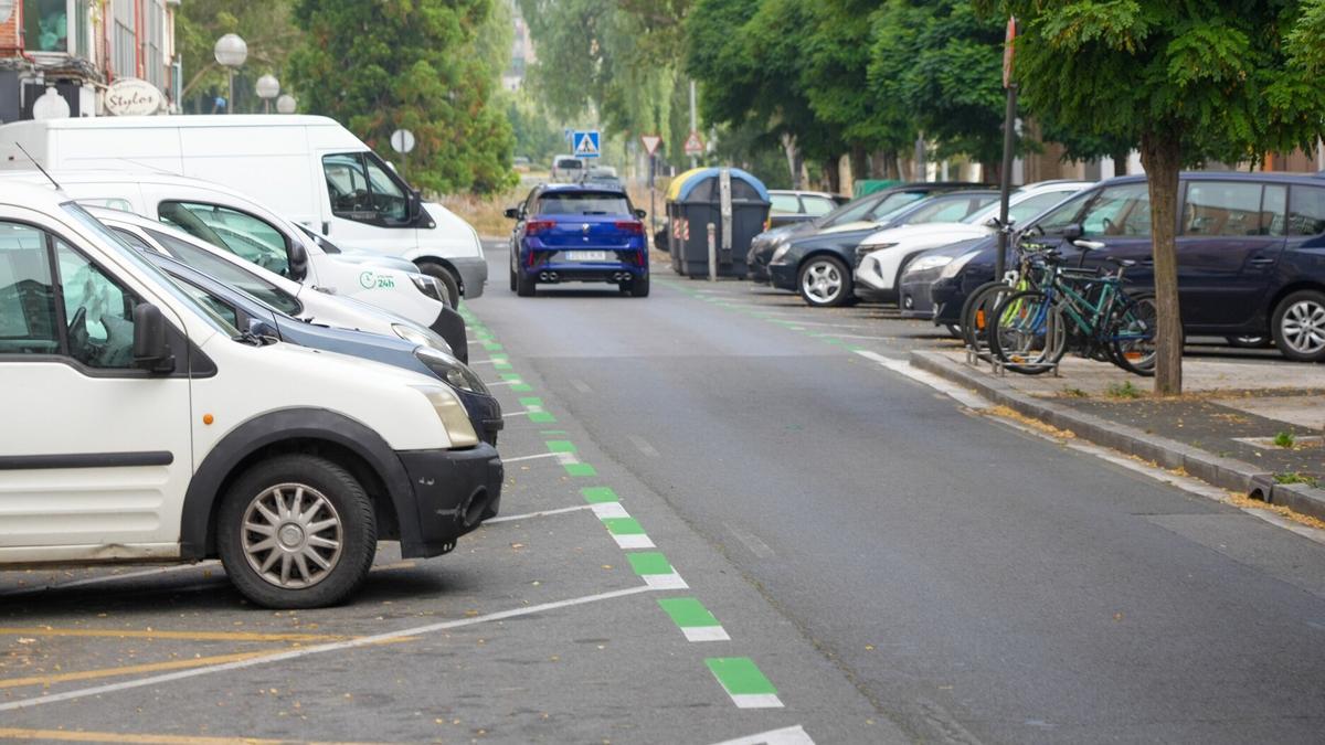 Pintadas las nuevas zonas OTA en Santa Lucía.