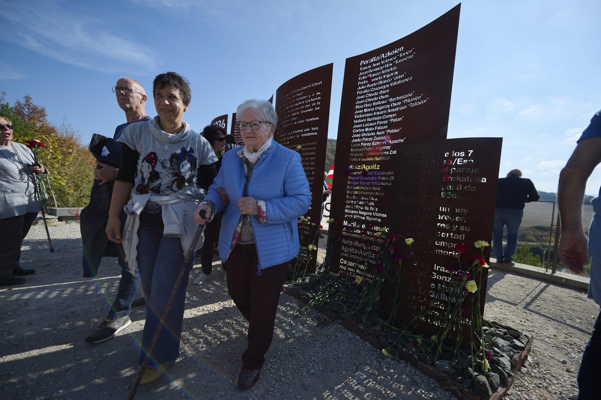 Homenaje anual en la Tejería de Monreal a las personas asesinadas en 1936