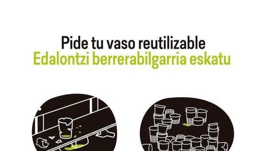 Pamplona prepara una ordenanza sobre el uso y gestión de residuos plásticos en actos festivos