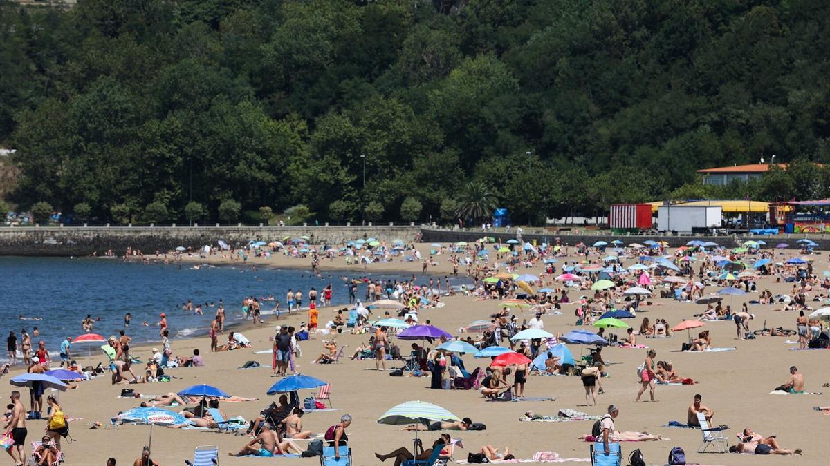 Playa de Ereaga, 4 de agosto de 2025.