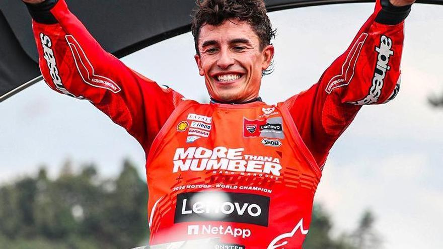 Marc Márquez, campeón del mundo de MotoGP