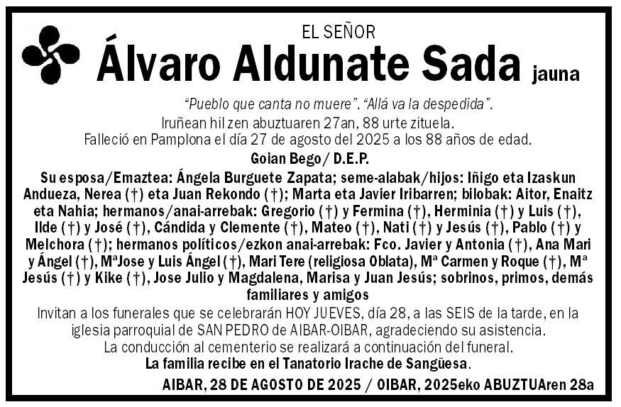 Álvaro Aldunate Sada