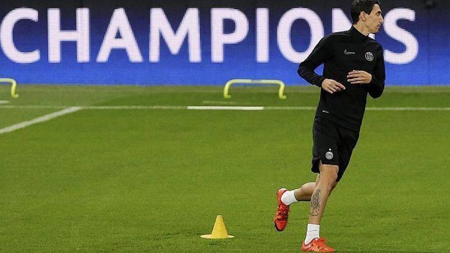 Di María vuelve a pisar el césped del Santiago Bernabéu