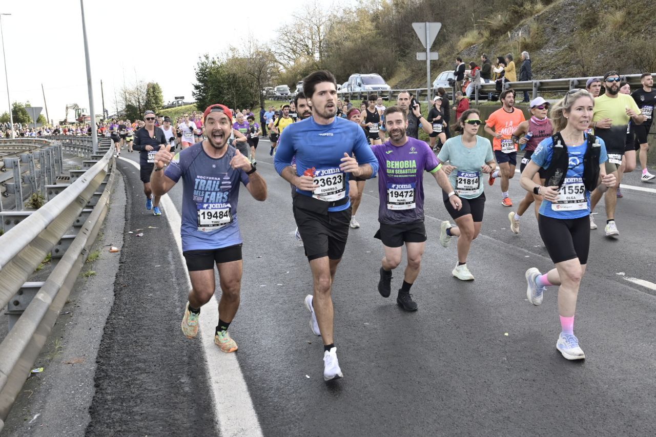 La Behobia, a su paso por Gaintxurizketa