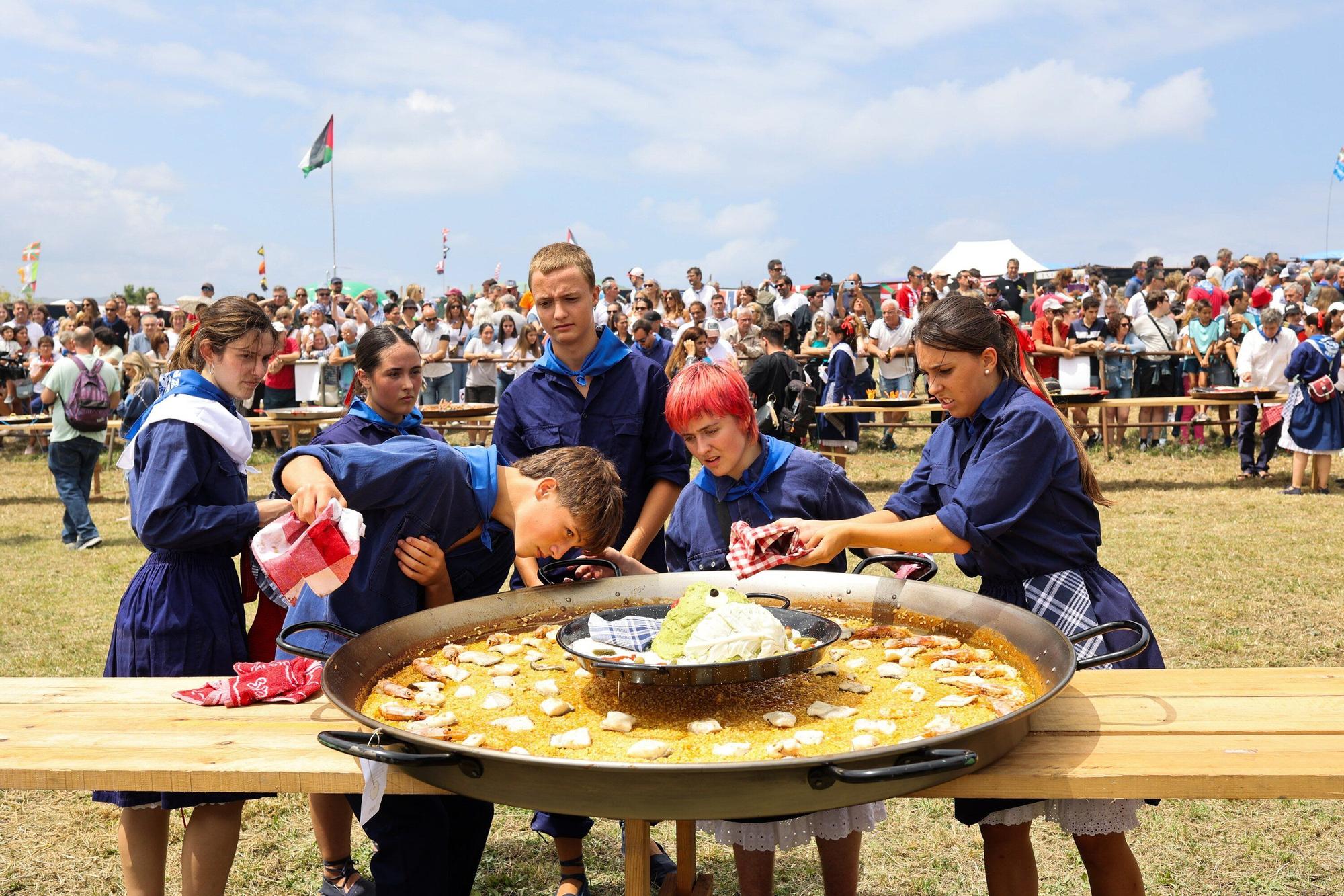 En imágenes: Getxo celebra sus Paellas de Aixerrota