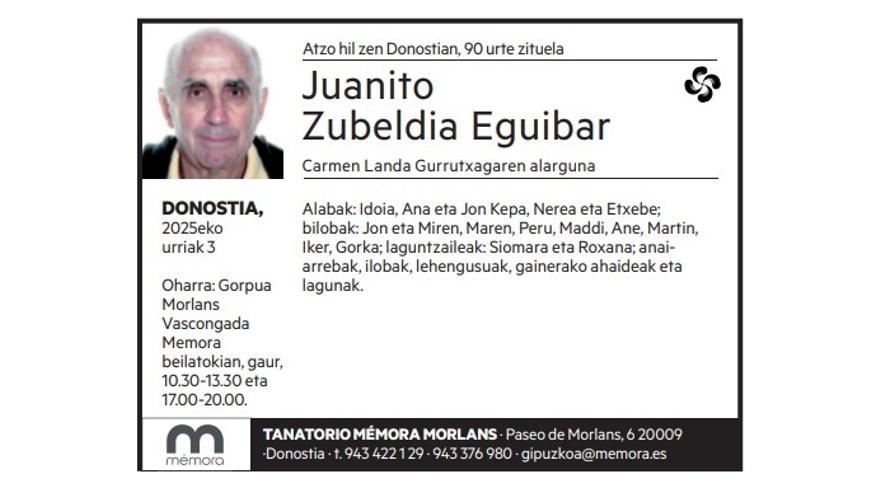 Juanito Zubeldia Eguibar