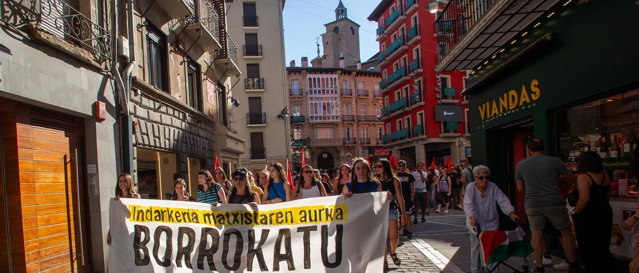 Fotos de la manifestación de Itaia