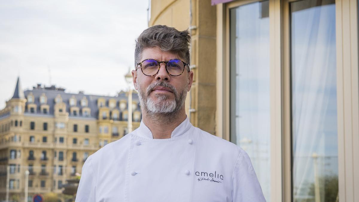 Paulo Airaudo, en el Hotel María Cristina