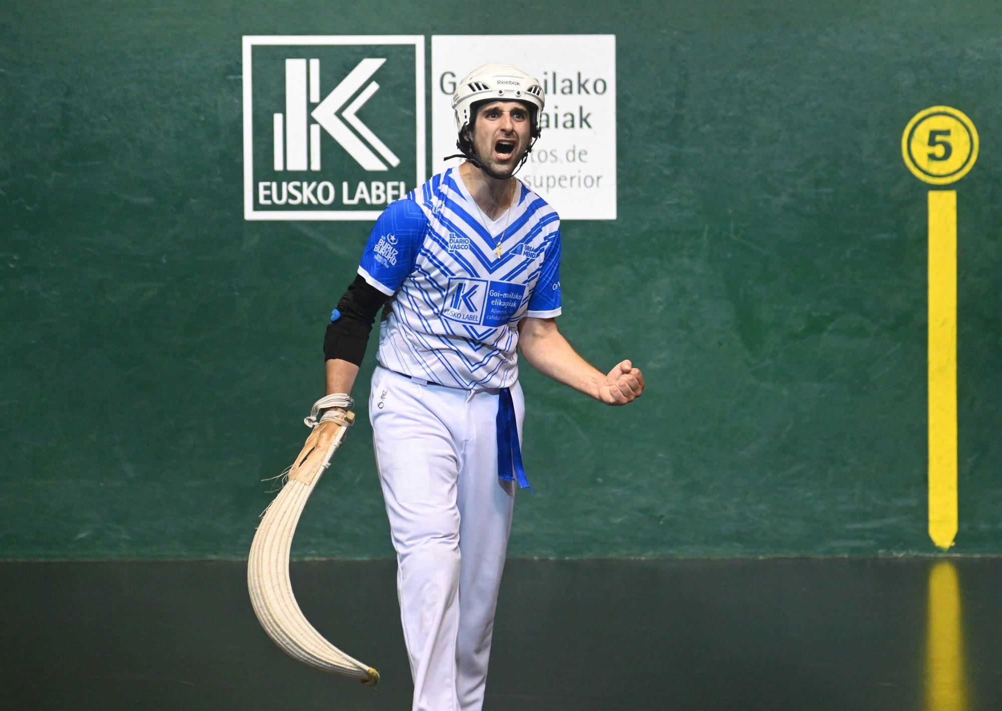 Aritz Juanenea supera a Endika Barrenetxea por 27-30 en la final del Individual Eusko Label de remonte.