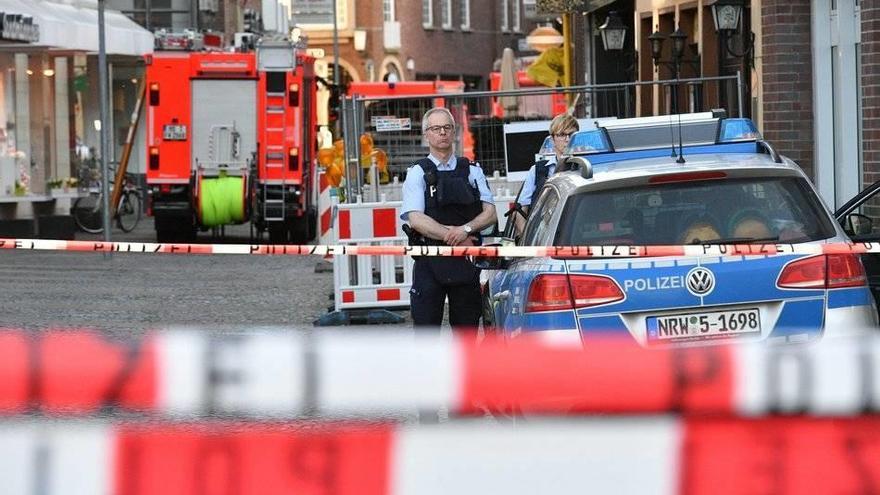 Lugar donde se ha producido el atropello masivo en Münster.