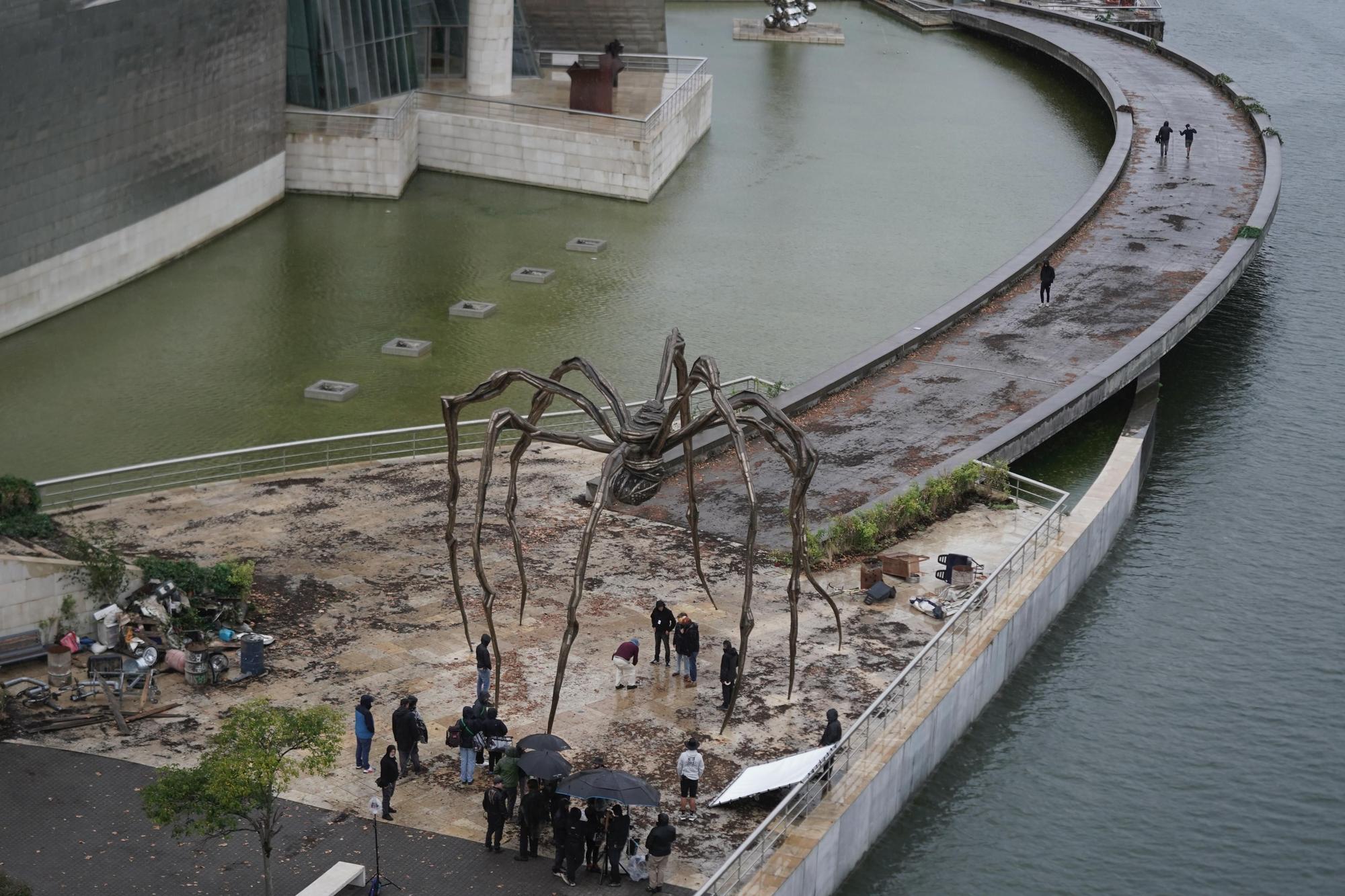 En imágenes: rodaje de 'The Walking Dead' en Bilbao