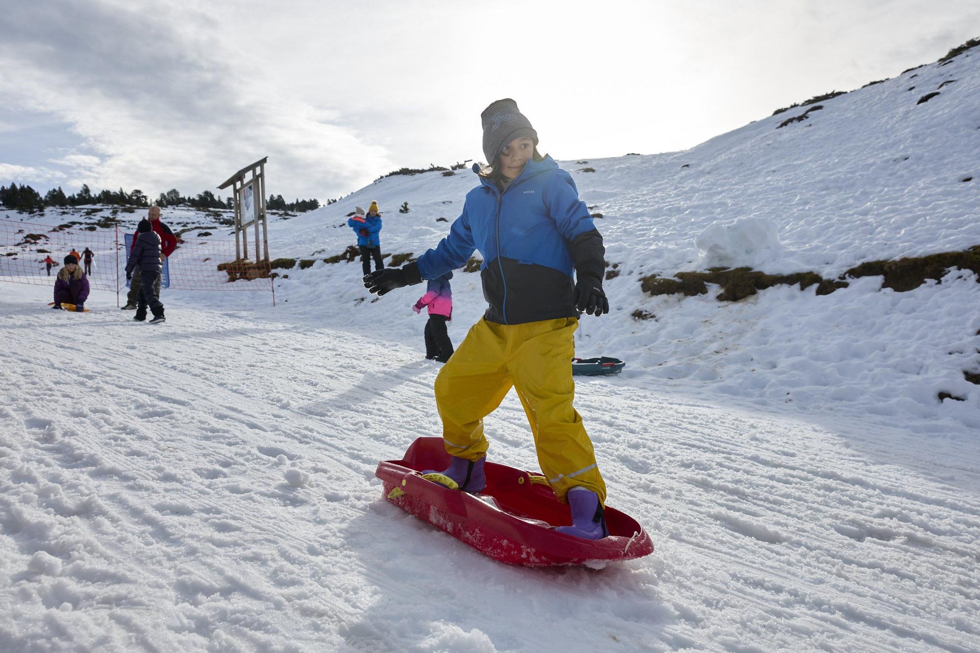 Día de nieve en Belagua