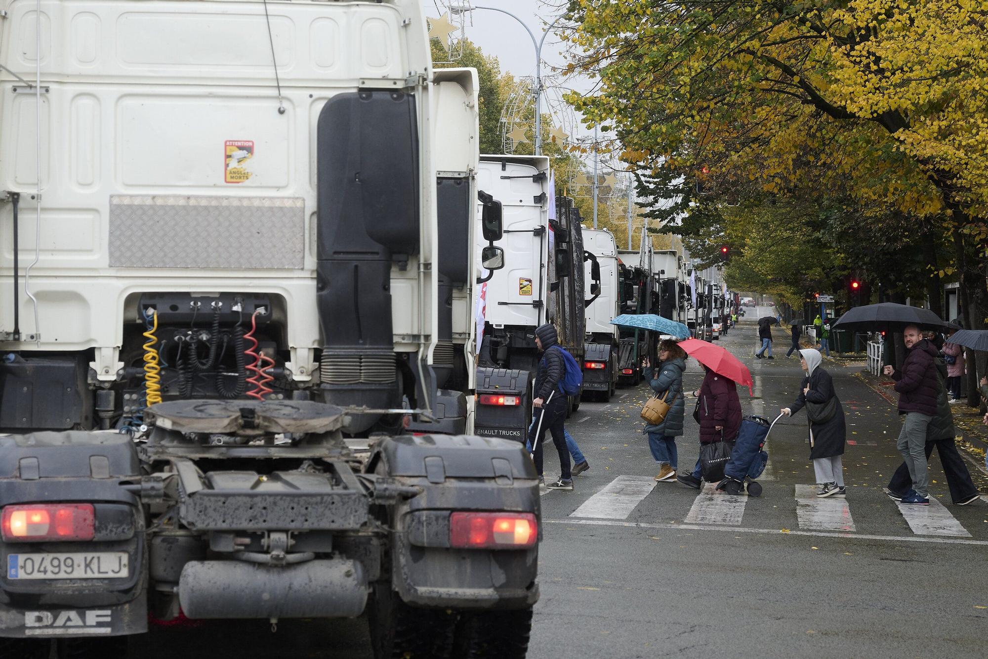 Fotos de la camionada en Pamplona (sábado 8 de noviembre de 2025)