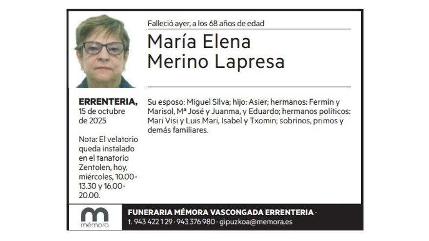 María Elena Merino Lapresa