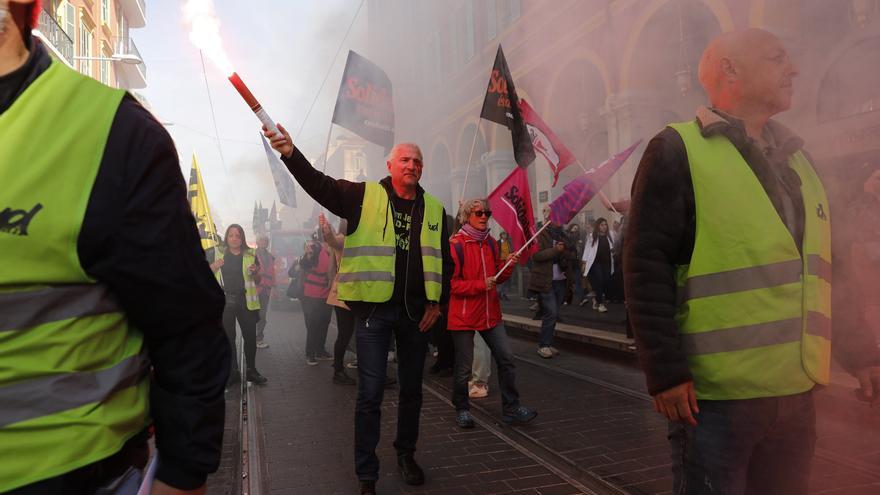 Duodécima jornada de protestas en Francia contra la reforma de las pensiones de Macron