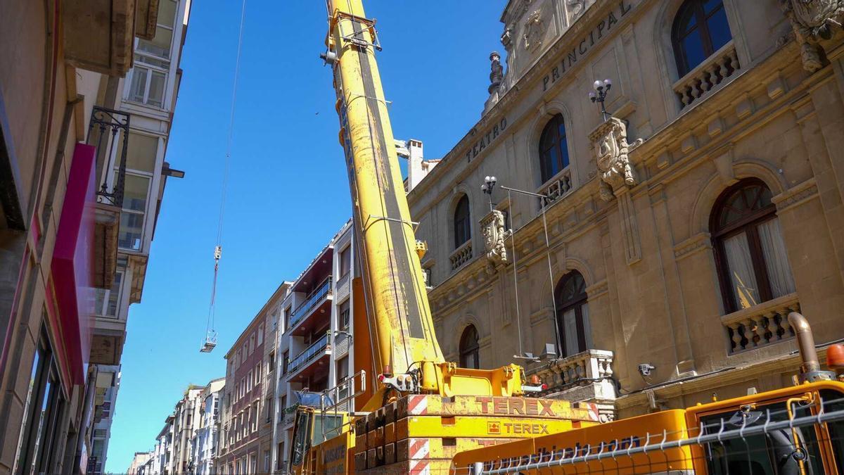 Obras en el Teatro Principal
