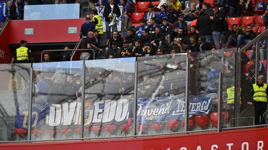 La Ertzaintza identifica a los ultras del Oviedo
