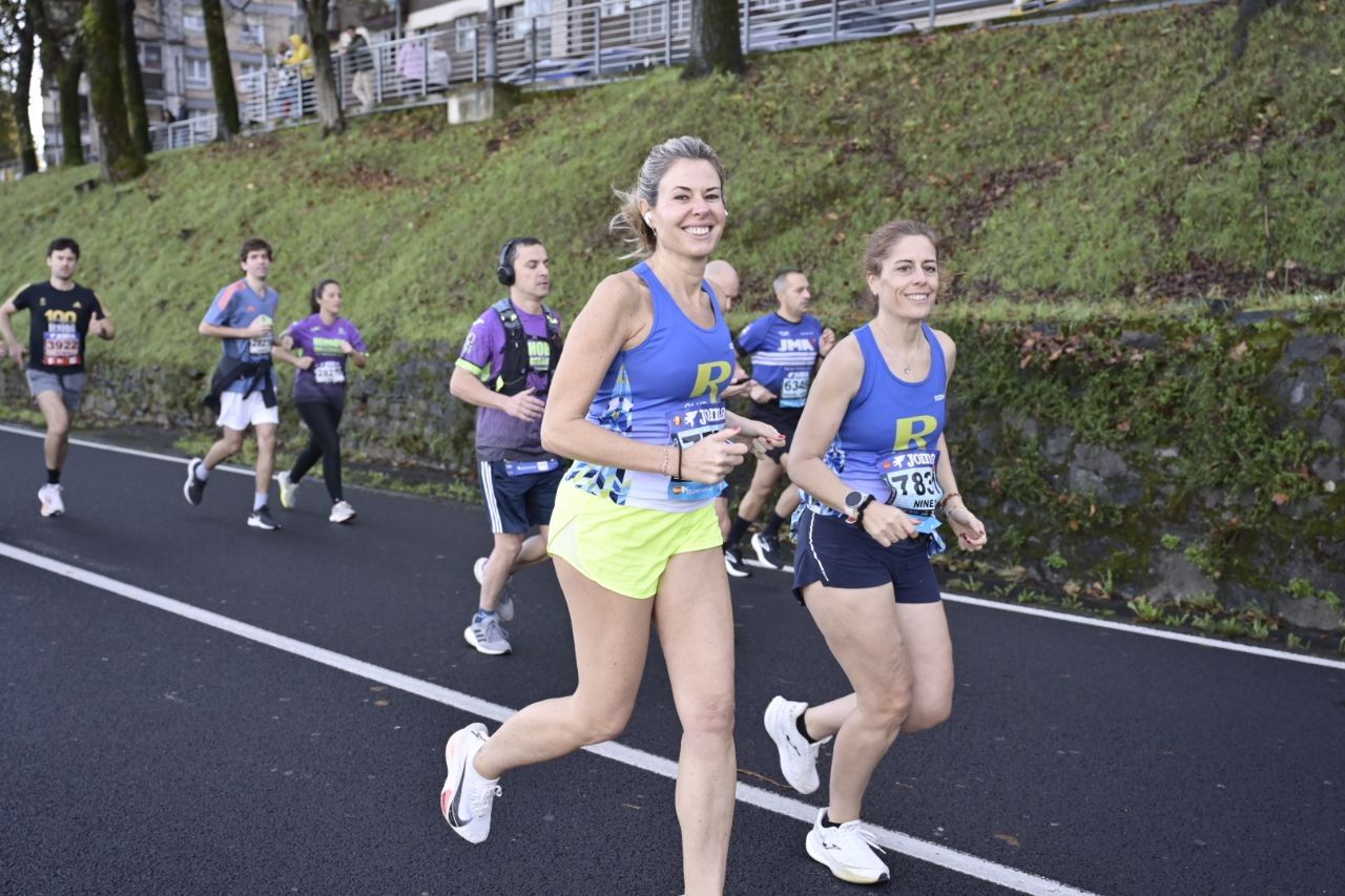Ilusión y concentración en la salida de la Behobia-San Sebastián