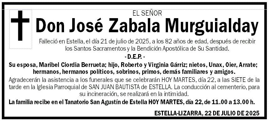 José Zabala Murguialday