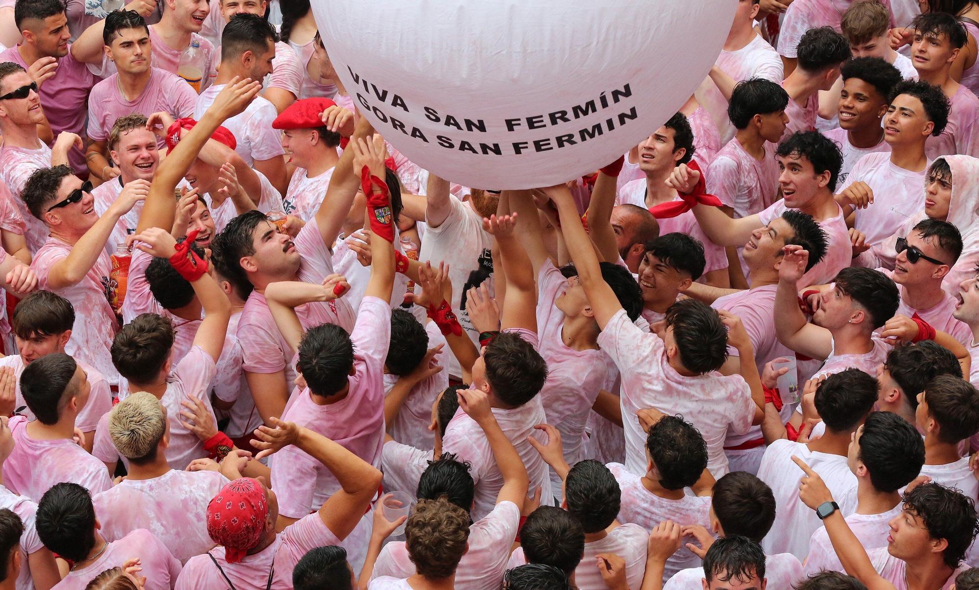San Fermín 2025 | Momentos previos al lanzamiento del Chupinazo