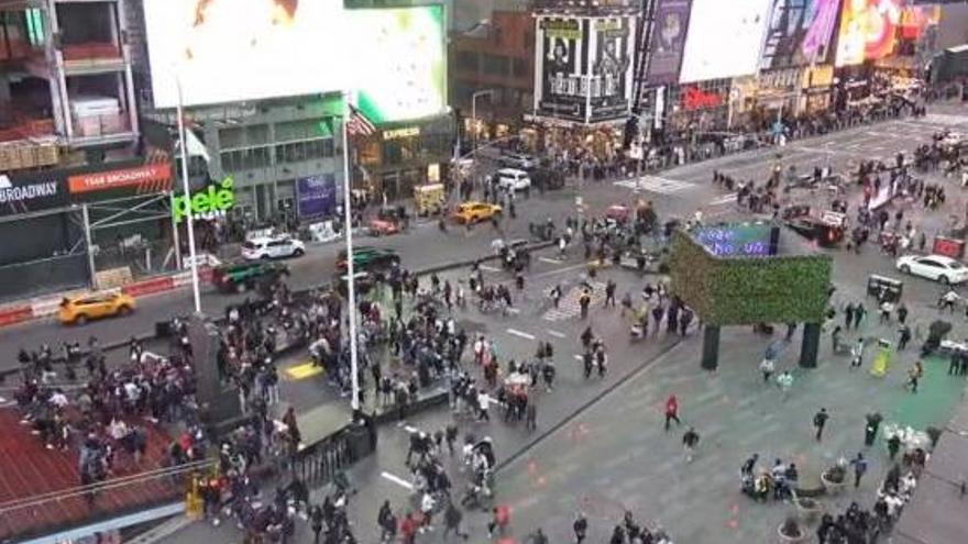 La explosión causó momentos de pánico entre los transeúntes que se encontraban en Times Square.