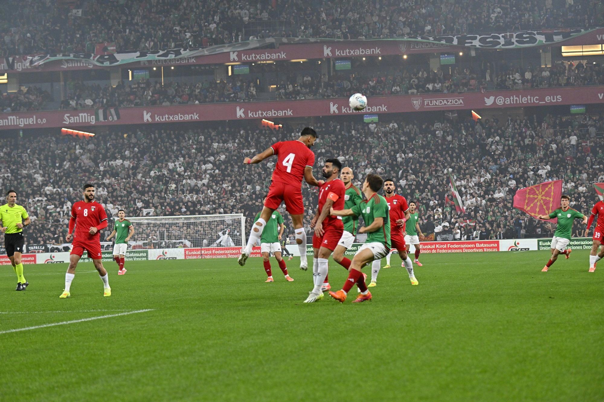 Las imágenes del Euskal Selekzioa - Palestina