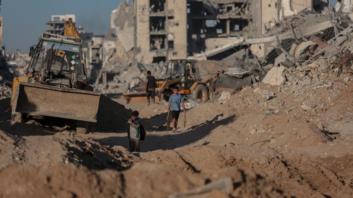 Búsqueda de cuerpos israelíes en Gaza Búsqueda de cuerpos israelíes en Gaza