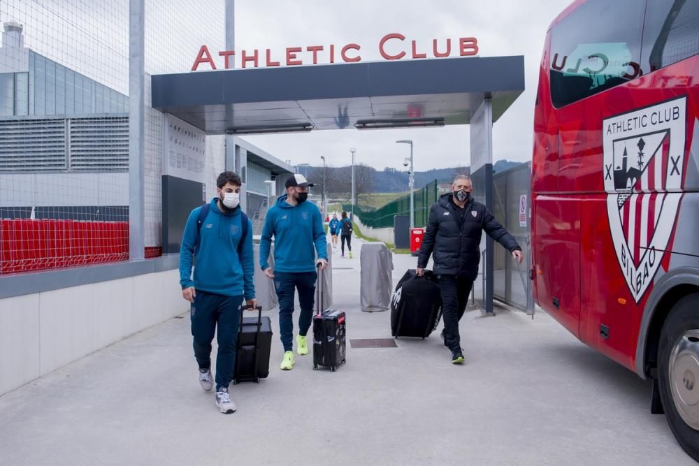 Viaje del Athletic a Málaga por la Supercopa