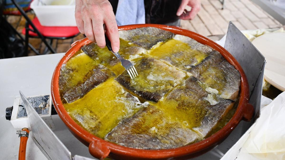 La marca de electrodomésticos Miele busca la mejor receta de bacalao al pilpil. Imagen de archivo de una de las cazuelas presentadas en el concurso de la pasada Aste Nagusia