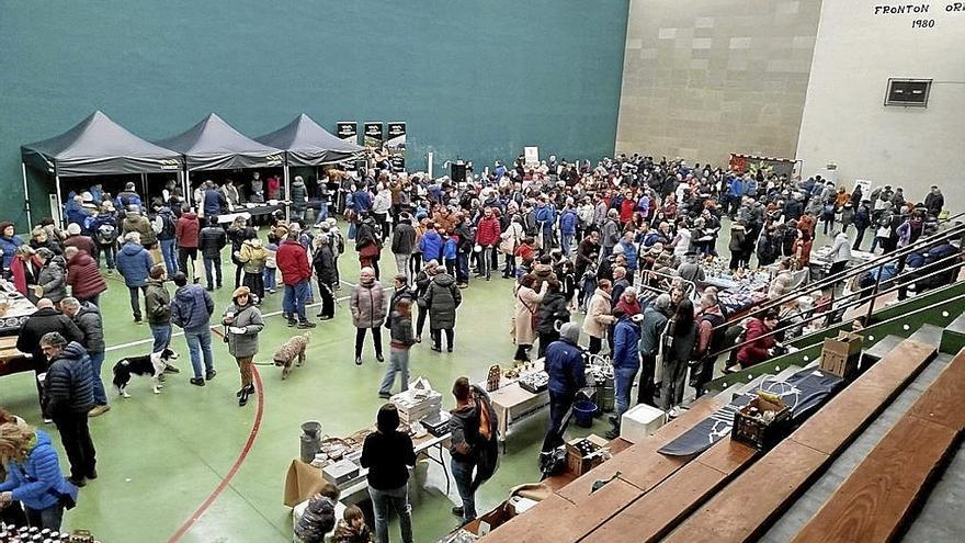 Tercer mercado de productos locales de Larretik en Auritz