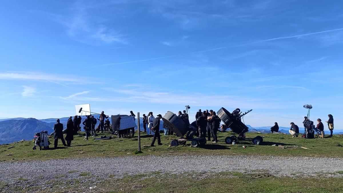 Inicio del rodaje de ‘Azken Agurra’, la última película del donostiarra Koldo Almandoz.
