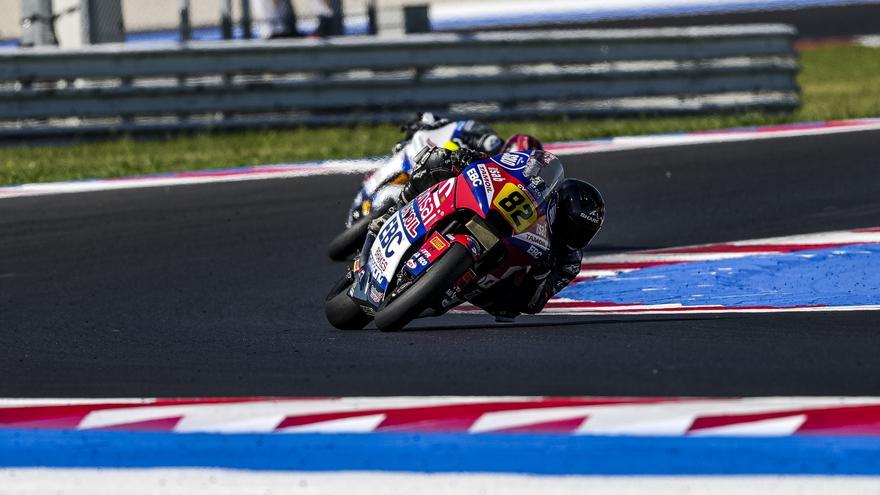 Fin de semana aciago para el piloto navarro Mario Mayor en el FIM Junior GP Moto 2 en Montmeló