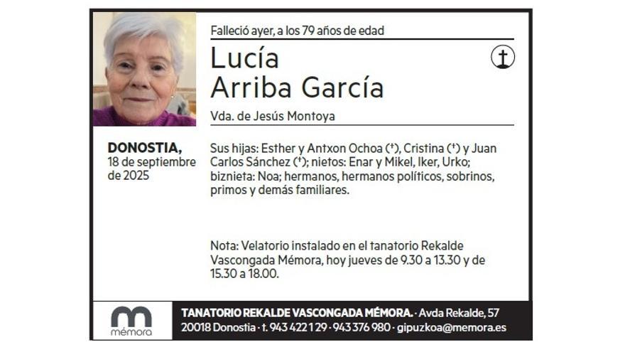 LUCIA ARRIBA GARCIA