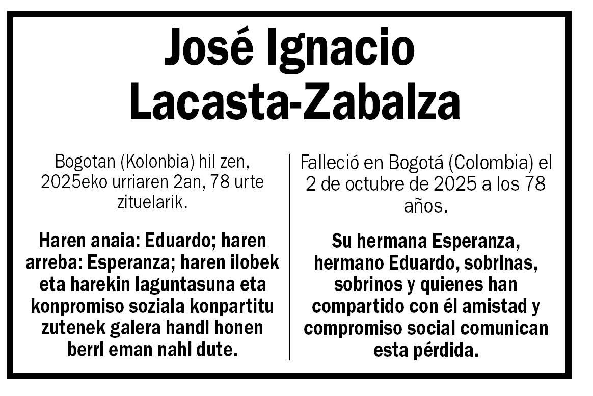 José Ignacio Lacasta-Zabalza