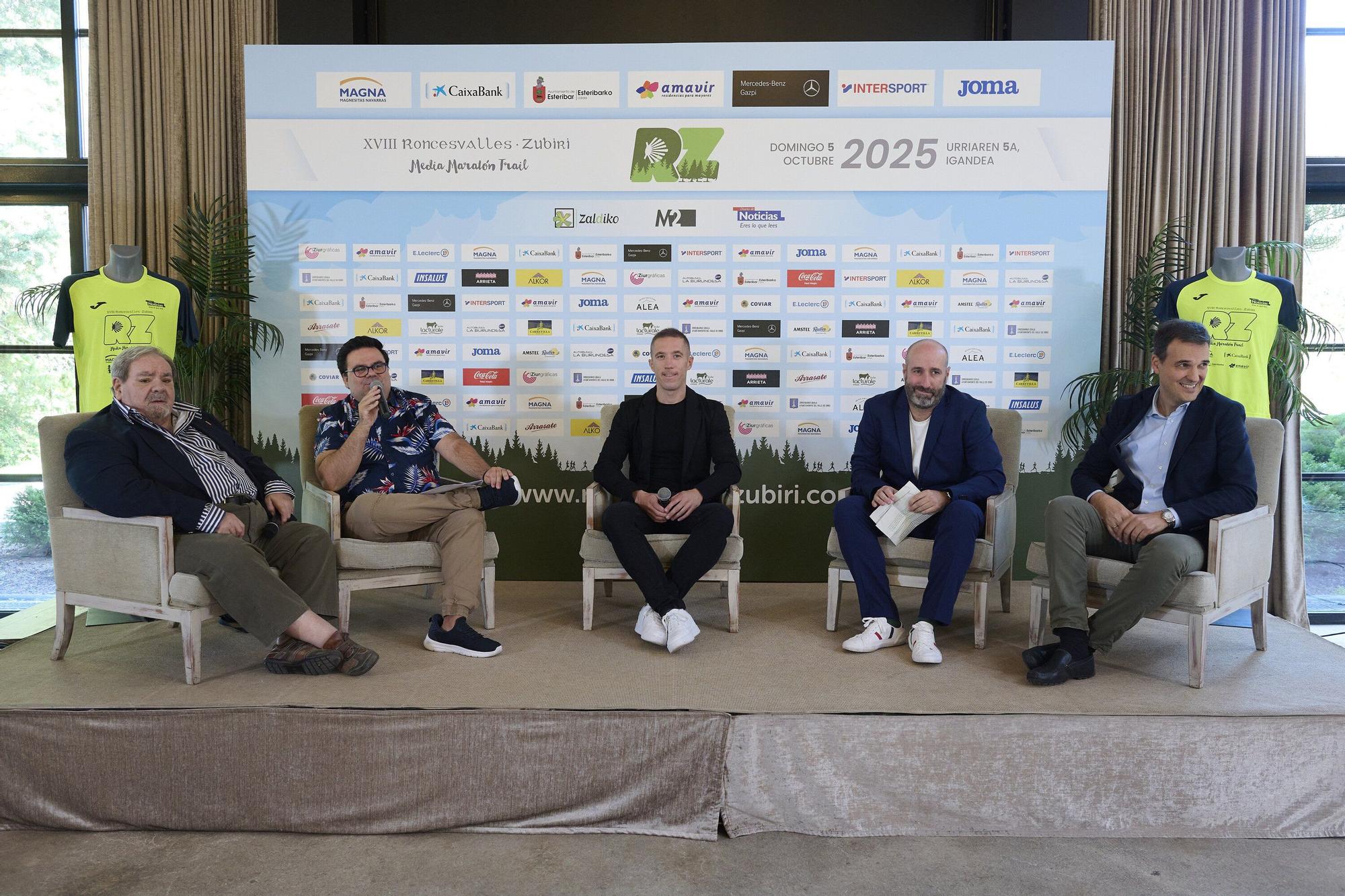 Fotos de la presentación de la XVIII Roncesvalles Zubiri