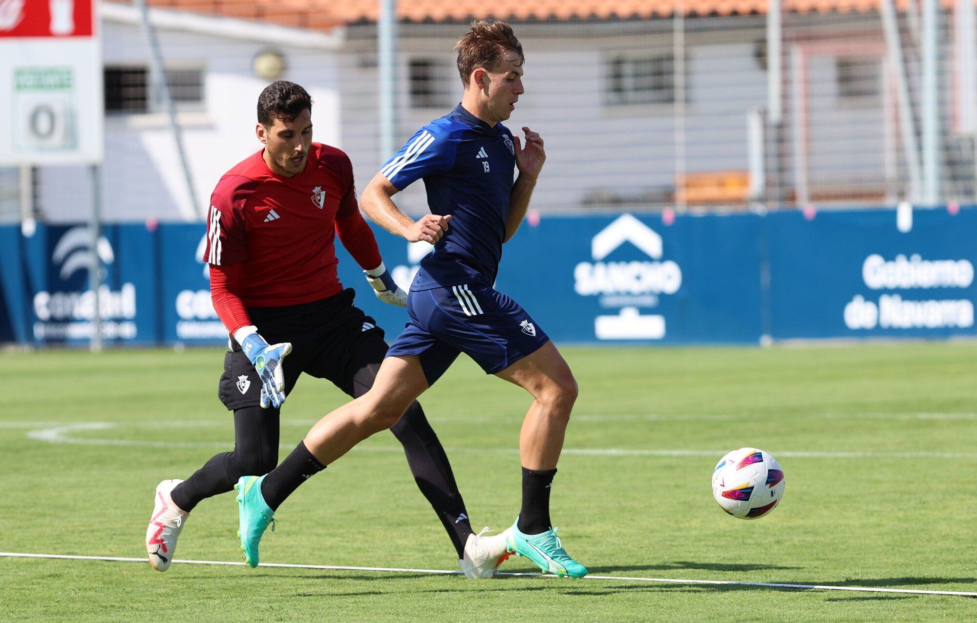 Fotos del entrenamiento de Osasuna en Tajonar de este lunes 24 de julio