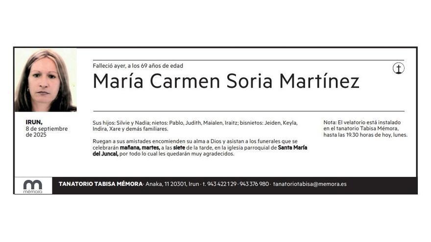 María Carmen Soria Martínez