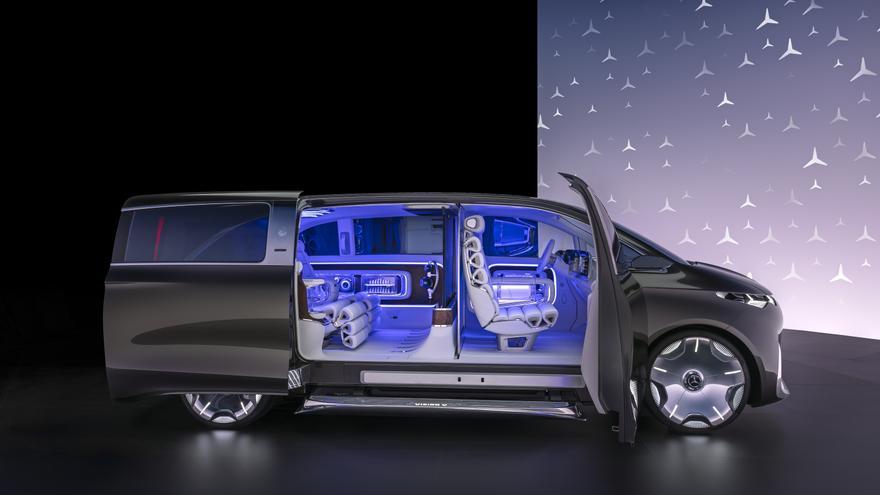 Así ha conseguido el futuro monovolumen de Mercedes cubrir 1.100 km con dos mini-paradas