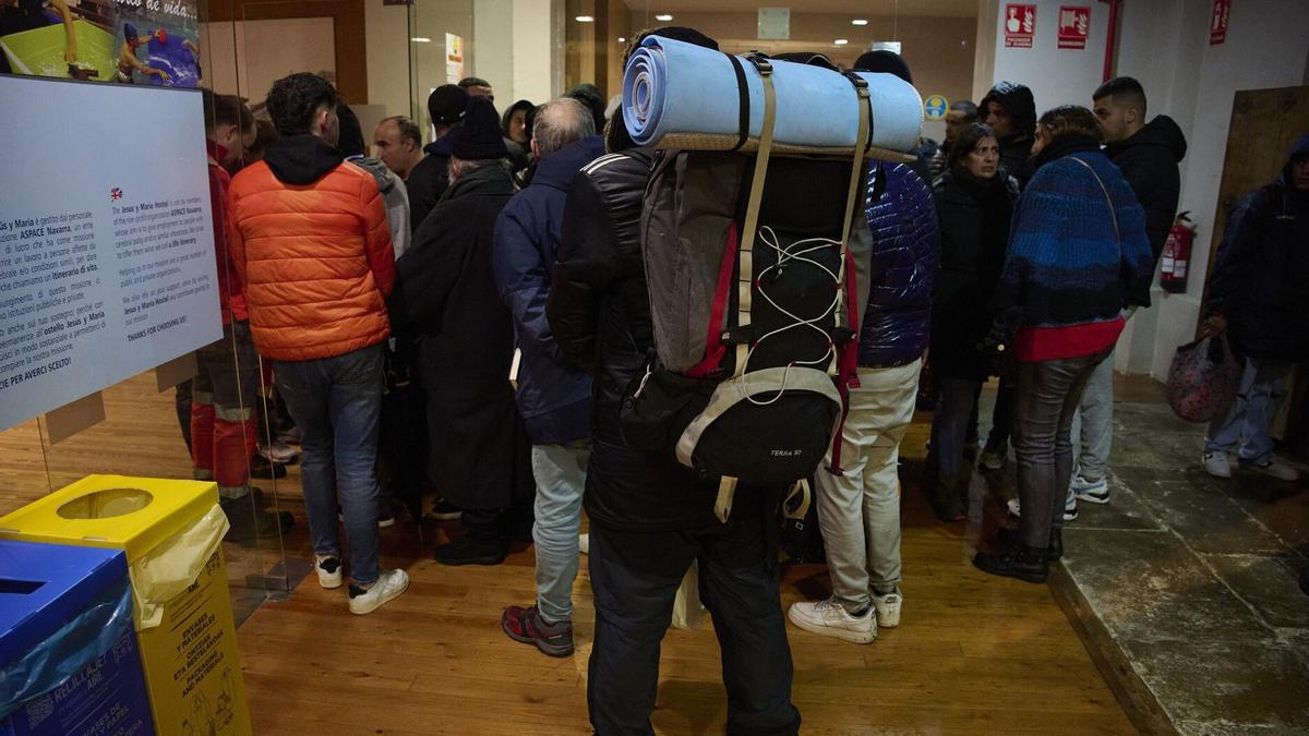 Apertura en diciembre del año pasado del albergue municipal Jesús y María para la atención de personas sin hogar como consecuencia de las bajas temperaturas.