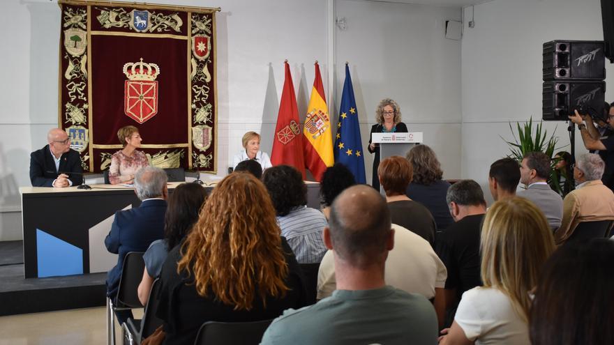 Fotos de la inauguración oficial del curso escolar en el IES de Marcilla