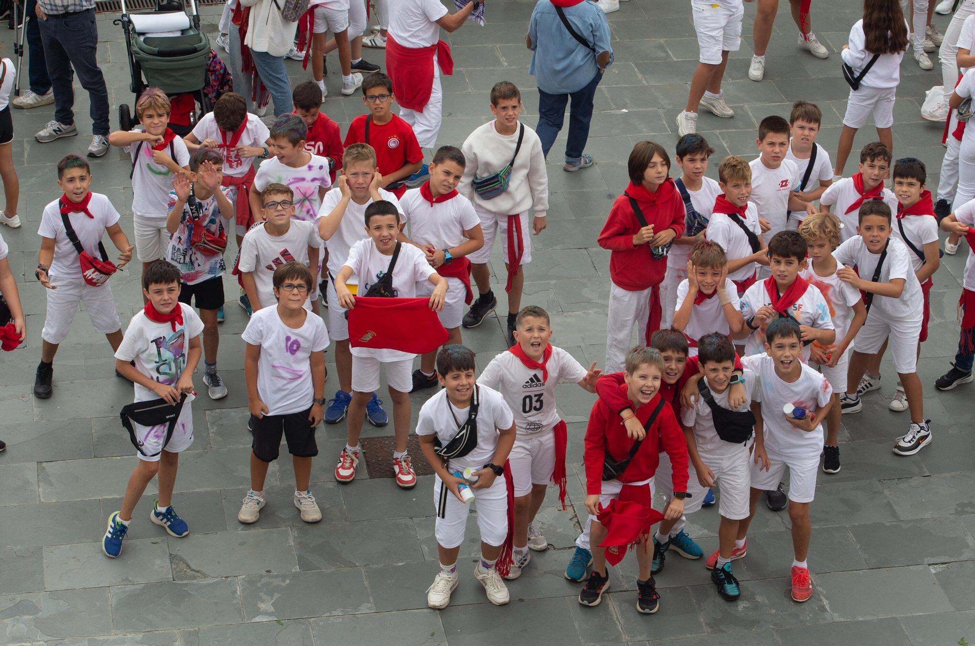 Fotos del cohete de fiestas de Zizur 2025