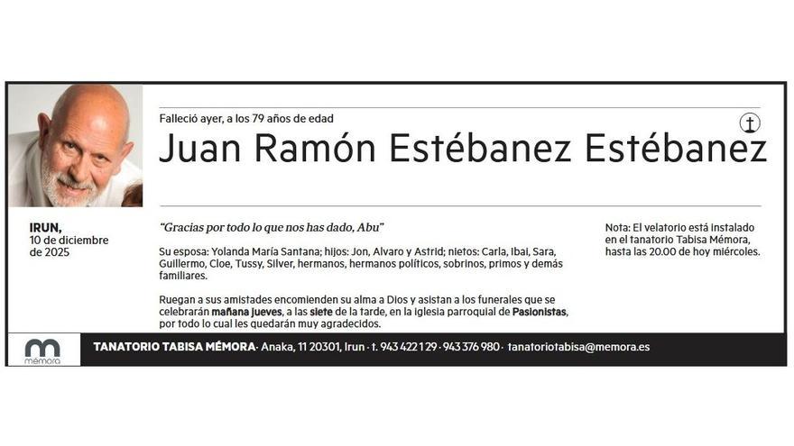 JUAN RAMON ESTEBANEZ ESTEBANEZ