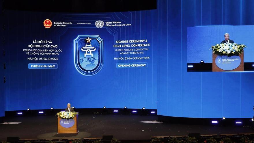 Más de 60 países firman en Vietnam la Convención de la ONU contra el Cibercrimen