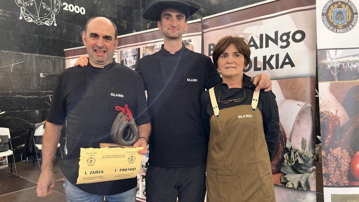 Josema Olano, Xabier Olano y Loinaz Usabiaga.