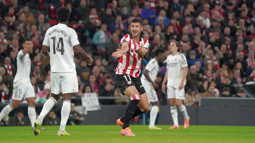 Doloroso naufragio del Athletic ante el Real Madrid