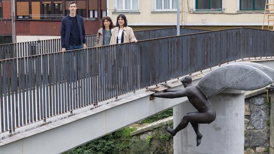 La apertura del nuevo puente este jueves acercará a los vecinos de Urazandi al centro del casco urbano de Elgoibar